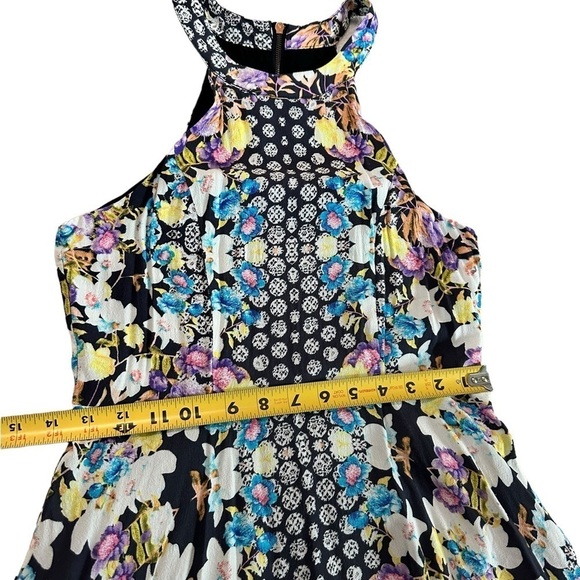 Minkpink Floral Halter Multicolored Dress Size Small - Picture 15 of 17
